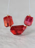 Rare Padparadscha Sapphire Faceted Bead 13mm x 11mm Nugget Stone Chunk Gemstone Bead for Jewelry Making Beading Craft Gift Bead