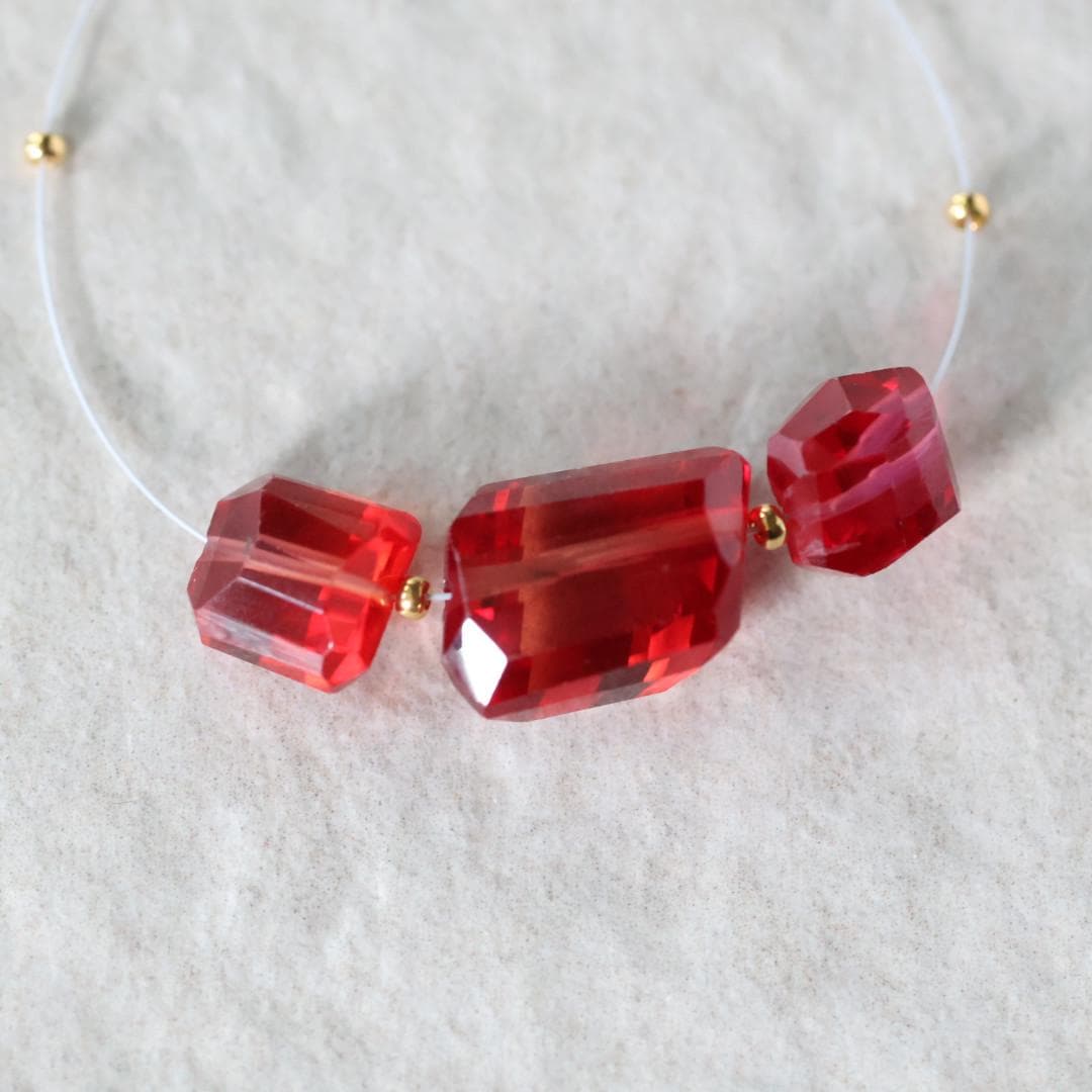 Rare Padparadscha Sapphire Faceted Bead 13mm x 11mm Nugget Stone Chunk Gemstone Bead for Jewelry Making Beading Craft Gift Bead