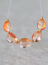 Rare Padparadscha Sapphire Oval Beads Smooth 5 PCs 6-9mm Gemstone Beads for DIY Jewelry Making Supplies September Birthstone