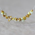 Rare Palomino Variscite Nugget Beads Tiny 3-4mm Petrified Wood Gemstone for DIY Jewelry Making Supplies