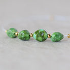 Rare Vivid Sonoran Gold Turquoise Nugget Beads Smooth 6mm 4 PCs Natural Mexican Turquoise Green Gemstone DIY Jewelry Making