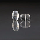 Rock Quartz Marquise Beads - Faceted Briolette Natural Gemstone 2 Pcs