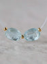 Sky Blue Kyanite Oval Beads Faceted 2 PCs 7x9mm Natural Gemstone for DIY Jewelry Making Earrings Supplies