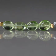 Spring Green Tourmaline Oval Beads Smooth 4 PCs Gem Quality Gemstone Beads DIY Jewelry Making Gift October Birthstone