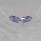 Top Quality AAA Iolite Beads Rectangle Faceted Pillow 6x8mm 2 Pcs Natural Gemstone Beads for DIY Jewelry Making DIY Necklace Earrings