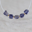 Superb AAA Iolite Nugget Beads Chunks Stones 6mm 5 Pcs Natural Gemstone for DIY Jewelry Making DIY Necklace Earrings