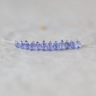 Tiny 3mm AAA Tanzanite Beads Smooth Drops Briolette 9 Pcs Natural Purple Gemstone for DIY Jewelry Making Necklace Earrings