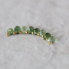Tiny 4mm AAA Green Tourmaline Briolette Beads Faceted Drops 8 PCs Natural Gemstone for DIY Jewelry Making