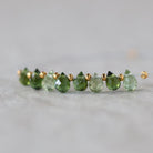 Tiny 4mm AAA Green Tourmaline Briolette Beads Faceted Drops 8 PCs Natural Gemstone for DIY Jewelry Making