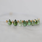 Tiny 4mm AAA Green Tourmaline Briolette Beads Faceted Drops 8 PCs Natural Gemstone for DIY Jewelry Making