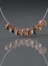 Tiny Andalusite Briolette Beads – Smooth Teardrop Natural Gemstone