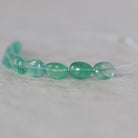 Tiny Genuine Colombian Emerald Oval Beads Smooth 3-4x6mm Mini Nuggets Natural Gemstone for DIY Jewelry Making