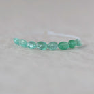 Tiny Genuine Colombian Emerald Oval Beads Smooth 3-4x6mm Mini Nuggets Natural Gemstone for DIY Jewelry Making