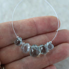 Tiny Natural Aquamarine Faceted Briolette Beads Tear Drops Pear 5-7mm Sparkly Gemstone Beads March Birthstone DIY Jewelry