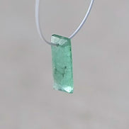 Tiny Natural Emerald Beads Baguette Square Briolettes Faceted 4-9mm Gemstone Bead for DIY Jewelry Making