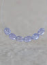 Tiny Natural Tanzanite Smooth Oval Beads 4-5mm Mini Nuggets Stone Gemstone Bead for DIY Jewelry Making Earrings Bracelets