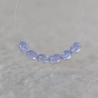 Tiny Natural Tanzanite Smooth Oval Beads 4-5mm Mini Nuggets Stone Gemstone Bead for DIY Jewelry Making Earrings Bracelets