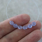 Tiny Natural Tanzanite Smooth Oval Beads 4-5mm Mini Nuggets Stone Gemstone Bead for DIY Jewelry Making Earrings Bracelets