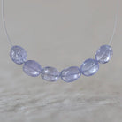 Tiny Natural Tanzanite Smooth Oval Beads 4-5mm Mini Nuggets Stone Gemstone Bead for DIY Jewelry Making Earrings Bracelets
