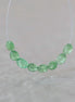 Tiny Natural Tsavorite Garnet Smooth Oval Beads 4-5mm Mini Nuggets Stone Green Gemstone Bead for DIY Jewelry Making