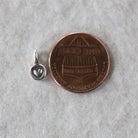 Tiny Sterling Silver Heart Charm Thai Silver Pendant Mini Heart Stamp for DIY Jewelry Making Earrings Pendant