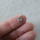 Tiny Sterling Silver Heart Charm Thai Silver Pendant Mini Heart Stamp for DIY Jewelry Making Earrings Pendant