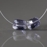 Top Quality AAA Iolite Beads Rectangle Faceted Pillow 6x8mm 2 Pcs Natural Gemstone Beads for DIY Jewelry Making DIY Necklace Earrings
