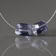 Top Quality AAA Iolite Beads Rectangle Faceted Pillow 6x8mm 2 Pcs Natural Gemstone Beads for DIY Jewelry Making DIY Necklace Earrings