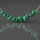 Vintage Nevada Green Turquoise Beads – Smooth Tiny Nugget Natural Gemstone 2mm-4mm